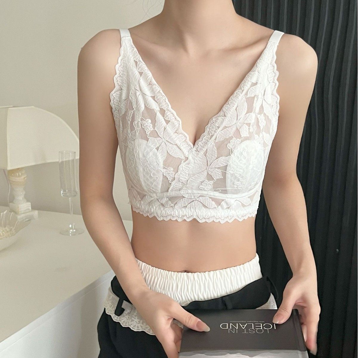 纯欲内衣女超薄款大胸显小显瘦兔耳朵蕾丝收副乳无钢圈性感文胸罩,女装/女士精品,大码内搭,淘宝优惠券,粉丝福利购,淘宝优惠卷