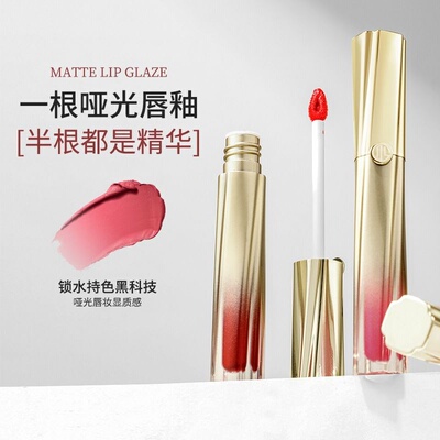 直播爆款MYG固色哑光唇釉口红不易掉色易上色锁水不拔干唇釉唇泥