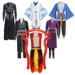 殷夫人儿童表演服李靖Cos服申公豹敖丙服装哪吒演出服敖闰敖光cos