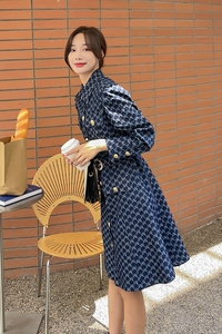 现货  牛仔提花连衣裙字母裙290 22318P120控178 22301P130控198图片