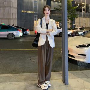 现货 蕾丝珠片PU皮 夹克小西装女百搭时尚290 22313P125控188图片