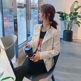现货机车皮衣韩版秋季新款时尚pu皮外套女355P110控168，女装皮衣，艾青服饰