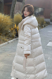 现货 90绒加厚长款羽绒服 22808P345K498图片