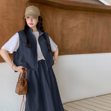 夏季新款 现货 工装无袖半裙 两件套套装153 2619P145K218,女装套装/套裙,艾青服饰,浙宝-网红风 夏季新款 现货 工装无袖半裙 两件套套装153 2619P145K218,女装套装/套裙,艾青服饰,浙宝-网红风