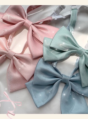 Ruibbit闪光偏光领结奶油马卡龙粉绿蓝色蝶形搭配jk制服2020新品