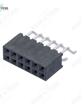 M22-6550642R[连接器CONN RCPT 12P 0.079 GOLD SMD R/A]