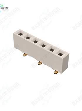 BG306-06-A-1-0400-L-B[连接器6W, 2.54MM PITCH SCK, SIL, SMT,]