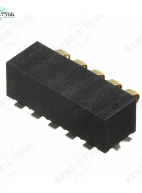 9155005741006[连接器CONN SPRING BATTERY 5POS R/A SMD]