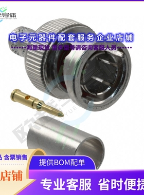 112123[连接器CONN BNC PLUG STR 75 OHM CRIMP]
