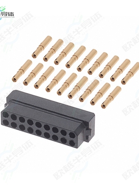 M80-8881805[连接器CONN RCPT 18POS CRIMP 24-28AWG]