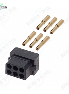 M80-8880605[连接器CONN RCPT 6P CRIMP 24-28AWG GOLD]