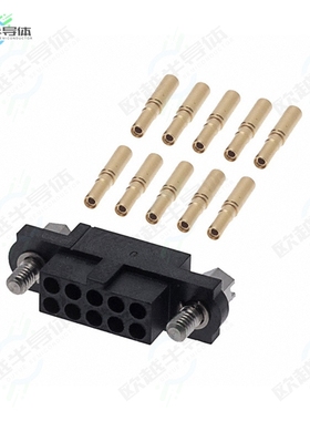 M80-4611005[连接器CONN RCPT 10POS CRIMP 24-28AWG]
