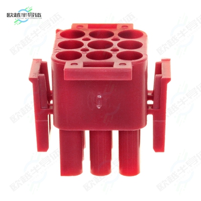 1-480706-2[连接器CONN PLUG HSG 9POS RED]