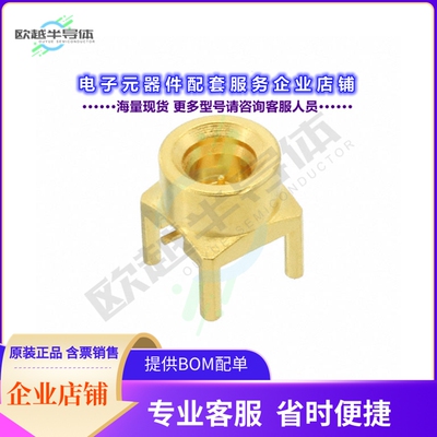 SMP-MSLD-PCT-4[连接器CONN SMP JACK STR 50 OHM SMD]