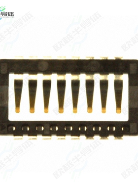 9258008004063[连接器CONN SPRING MOD 8POS SMD]