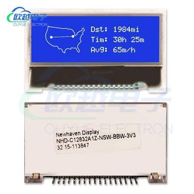 NHD-C12832A1Z-NSW-BBW-3V3《LCD COG GRAPHIC 128X32》