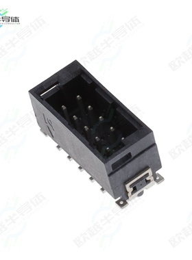 524639-E[连接器MAXIBR_QT M 2X5P ST SMT TIN BK]