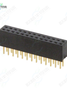 20021311-00026T4LF[连接器CONN RCPT 26POS 0.05 GOLD PCB]