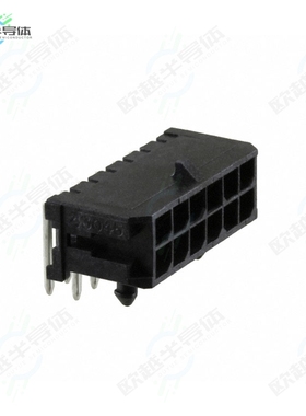 430451202[连接器CONN HEADER R/A 12POS 3MM]