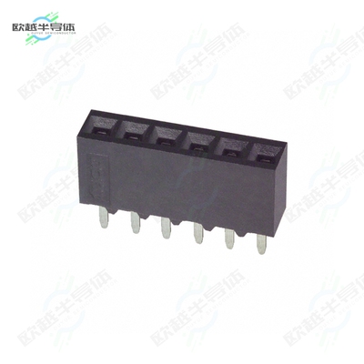 5-535541-4[连接器CONN RCPT 6POS 0.1 GOLD PCB]