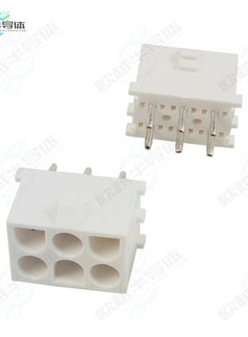 1586174-1[连接器CONN HEADER VERT 6POS 6.35MM]