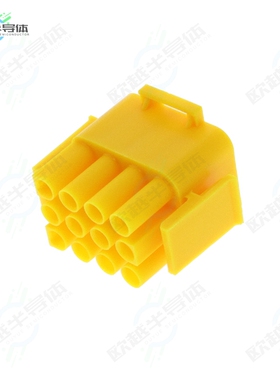 1-480708-4[连接器CONN PLUG HSG 12POS YELLOW]