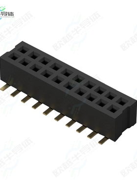 BC085-20-A-0390-L-C[连接器20W, 1.0MM PITCH SOCKET, DIL, SM]