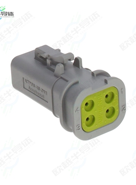 ATP06-4S-OMRDGRY[连接器4 POSITION PLUG, SOCKET, OVERMOL]