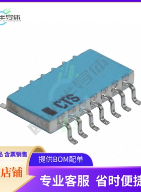 767141153GP【RES ARRAY 13 RES 15K OHM 14SOIC】