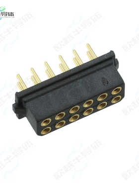 M80-8871205[连接器CONN RCPT 12POS 0.079 GOLD PCB]