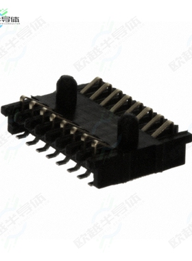 9158016030061[连接器CONN STACKING 16POS SMD GOLD]