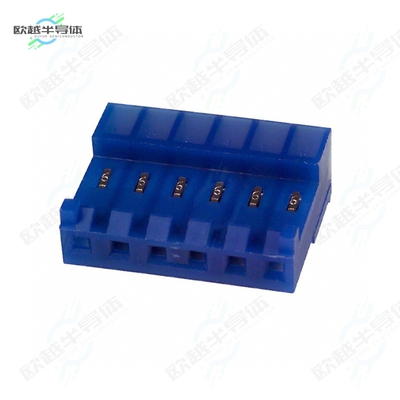 3-643821-6[连接器CONN RCPT 6POS IDC 26AWG TIN]