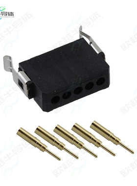 M80-8080505[连接器CONN PLUG 5P CRIMP 24-28AWG GOLD]