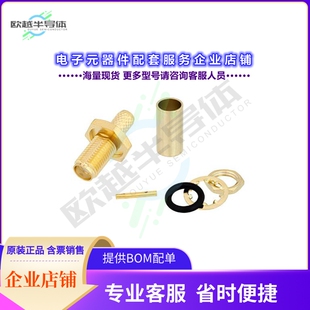 Connec PE45141 Mount Bulkhead 连接器SMA Female
