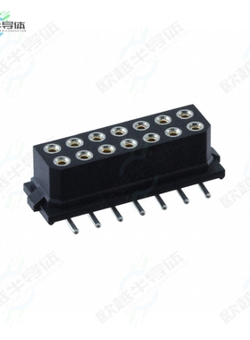 M80-6811442[连接器CONN RCPT 14POS 0.079 GOLD SMD]