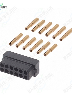 M80-8891205[连接器CONN RCPT 12POS CRIMP 22AWG GOLD]