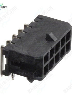 430451000[连接器CONN HEADER R/A 10POS 3MM]
