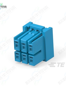 2420266-6[连接器SOCKET HSG 2X3P BLUE HCI 4.0 PIT]