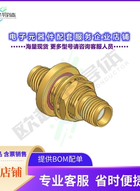 KAD187907[连接器SMA female to SMA female Bulkhea]