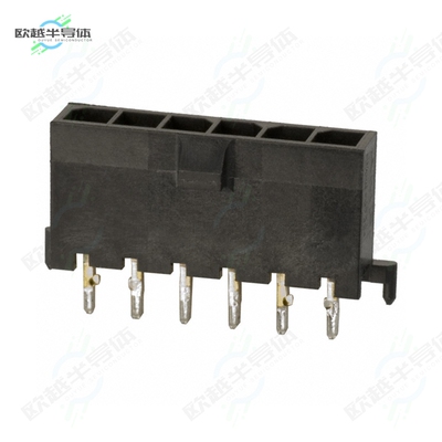2-1445093-6[连接器CONN HEADER VERT 6POS 3MM]