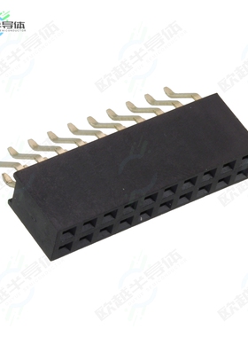 610120249221[连接器CONN HDR 20POS 0.1 GOLD SMD R/A]