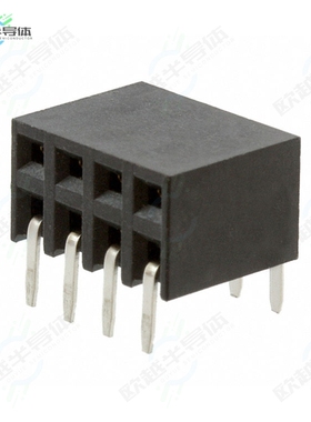 M20-7880442[连接器CONN RCPT 8POS 0.1 GOLD PCB R/A]