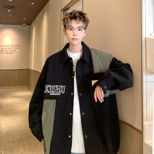 新款日系灯芯绒休闲夹克 男宽松休闲外套港风外景 6629 P68控98，男装夹克，电商A029A