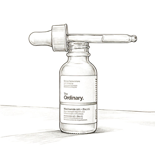 The ordinary10%烟酰胺+1%锌精华液焕白控油提亮肤色30ml