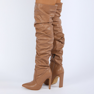 2025 fashion high heels over the knee boots fort women shoes