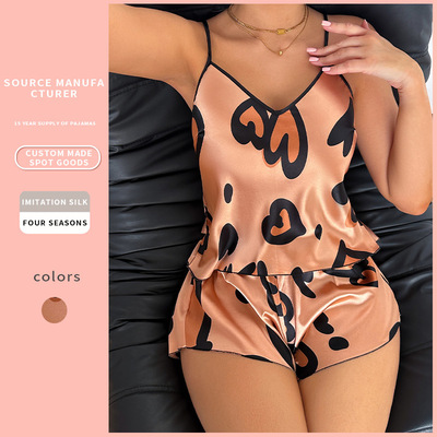 性感女士家居服睡衣睡裤套装Sleepwear women sexy dress pajamas