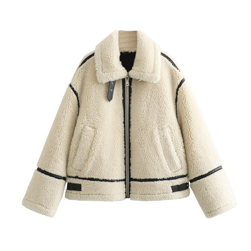 2026 new women fashion loose patchwork jacket coat 外套夹克