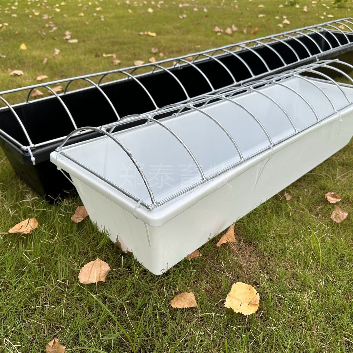 养鸡自动喂鸭鹅食槽饮水槽鸭子料槽食槽厚牛筋家禽养殖喂水槽鹅鸭