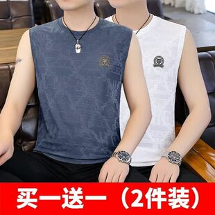 上班工作服男士运动背心夏季建筑工地工人凉感干活穿的汗衫大码衣