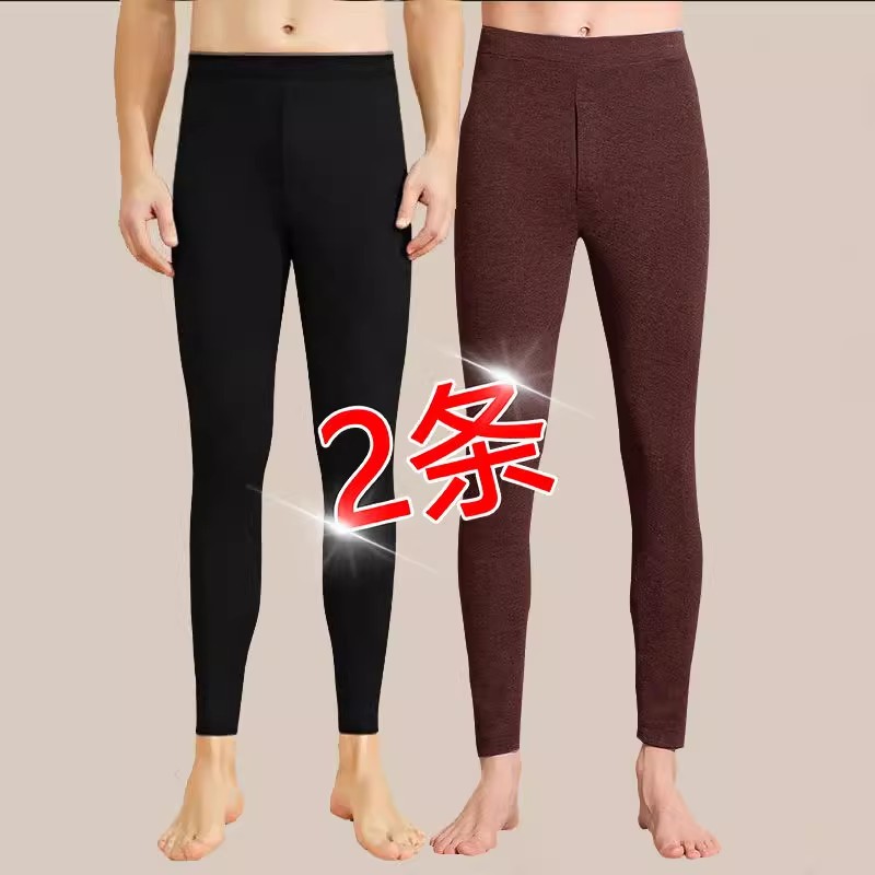 清仓捡漏德绒裤子男款冬季韩版潮流百搭修身内穿打底松紧腰保暖裤